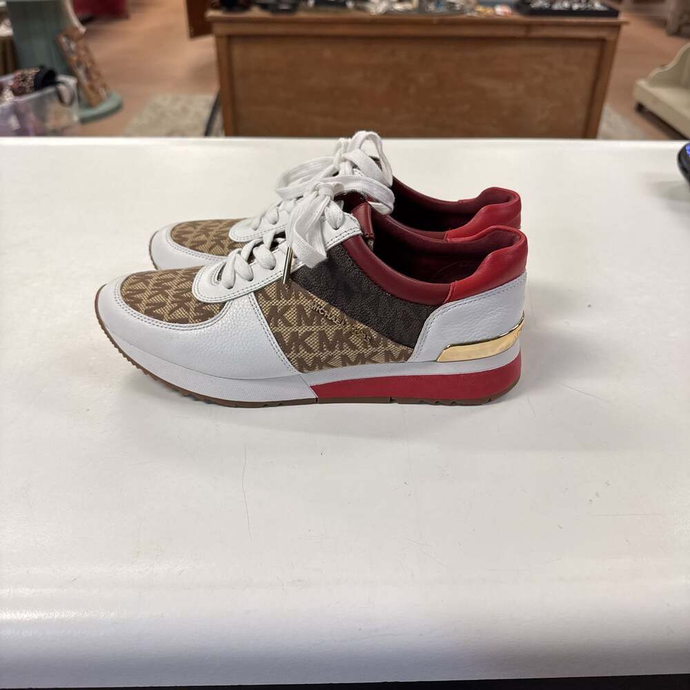 Michael Kors Allie Wrap Trainer Sneakers Lt. Berry/Sorbet - Picture 1 of 1